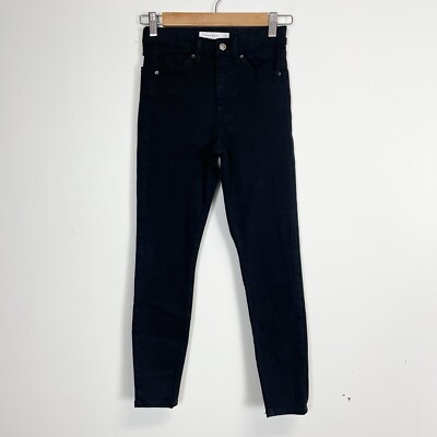 Topshop Jeans Women Size 24 Black Jamie Jeans
