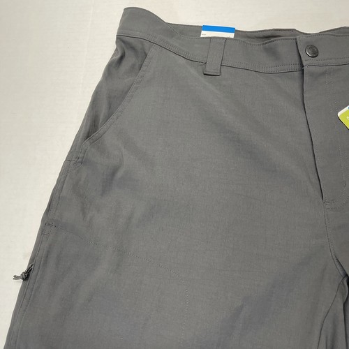 NWT Columbia Omni Shield Bermuda Shorts Pockets Flat Front Gray Sz L - Picture 4 of 12