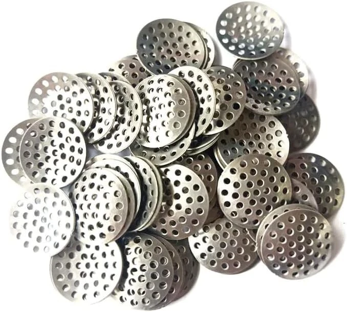 BMTICK UNIQUE 12mm Pipe Screen Gauzes (Re-Usable and SOLID Design) for Tobacco Pipes