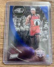 2025 Panini WNBA Player of the Day Brittney Sykes Blue Foil Mystics SP /50