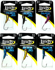 Lindy Tackle 1/4 Slick Ice Jigs (Lot of 6-SJ14-05)