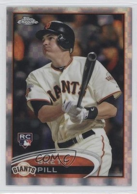 2012 Topps Chrome X-Fractor Brett Pill #164 Rookie RC 1m7