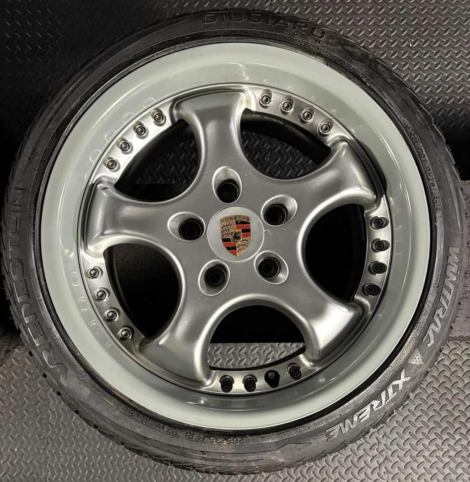 Brock By MIM Italy ZBH Porsche 993 996 964 8,5 + 10 x 18 Rim Set Cup Felgen - Bild 2 von 4