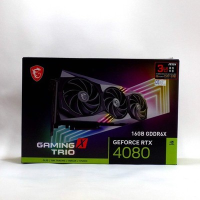 MSI GeForce RTX 4080 Gaming Trio X 16GB GDDR6X Graphics Card G408016GXT