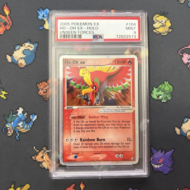 Ho-Oh ex 104/115 EX Unseen Forces Pokemon TCG PSA 9 MINT