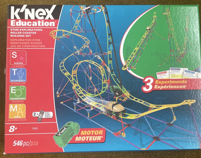 K'NEX Build & Learn Achterbahn Set - Kinder MINT Erkundungsset 77078