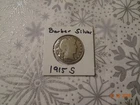 1915 S Barber Silver Half Dollar, good condition