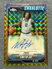 NICK SMITH JR. 2025 Topps Chrome GOLD GEOMETRIC AUTO RC Rookie #/50