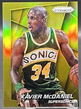 2014-15 Panini Prizm Xavier McDaniel #231 Prizm Gold /10 Supersonics