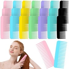42 Pcs Wide Tooth Large Hair Detangling Comb for Curly Long Hair Dry Wet No H...