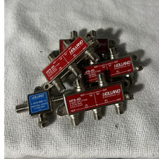 Lot of 5 Holland coaxial splitters