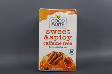 Good Earth Sweet  Spicy Decaf Herbal Tea Bags 18 Ct. exp 07/30/2026