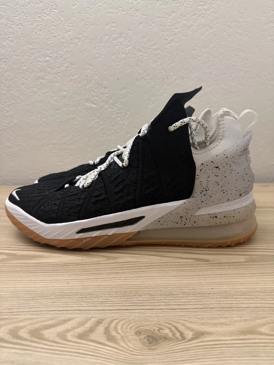 Nike LeBron 18 Black White Gum for Sale | Authenticity Guaranteed