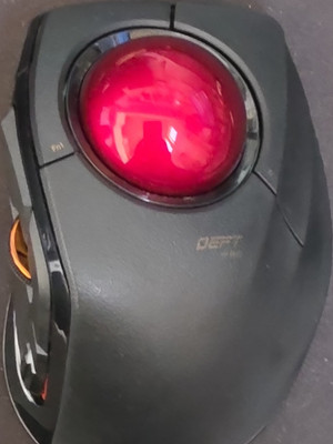 ELECOM DEFT PRO M-DPT1MR Wireless Ergonomic Trackball Mouse with Case