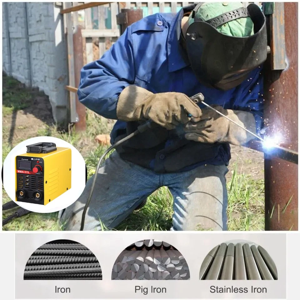 110V 300AMP Mini IGBT ARC Welding Machine Inverter DC MMA Electric Welder Stick - Image 3 of 4