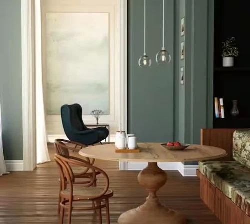 Hunter Xidane 1-Light Brushed Nickel Island Mini Pendant Light with Glass Shade - Picture 3 of 7