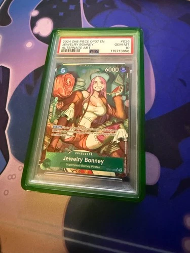 JEWELRY BONNEY OP07-026 PSA 10 ALT ART 500 YEARS IN THE FUTURE ONE PIECE 2024