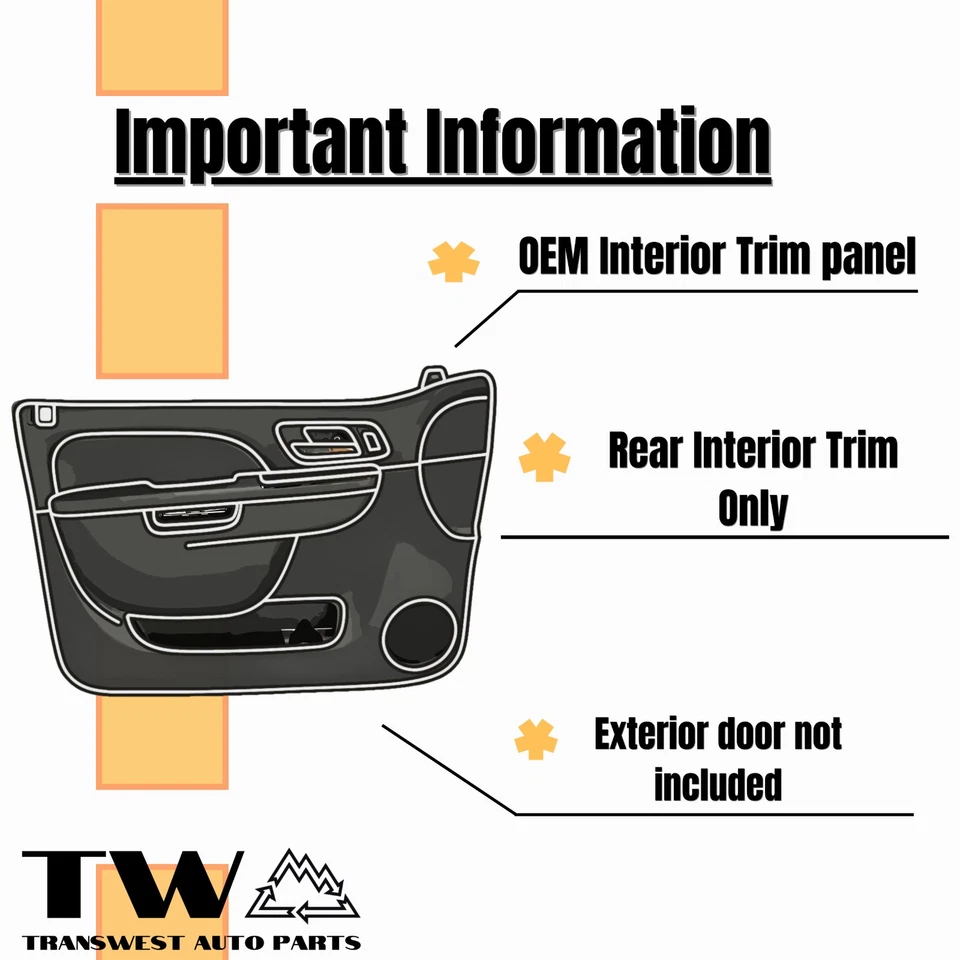 OEMTUNDRA    2005 Door Trim Panel Rear 1330890 Foto 3 de 4