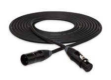 Hosa DMX-710, XLR 5-Pin Male to XLR 5-Pin Female Cables - 10 Ft