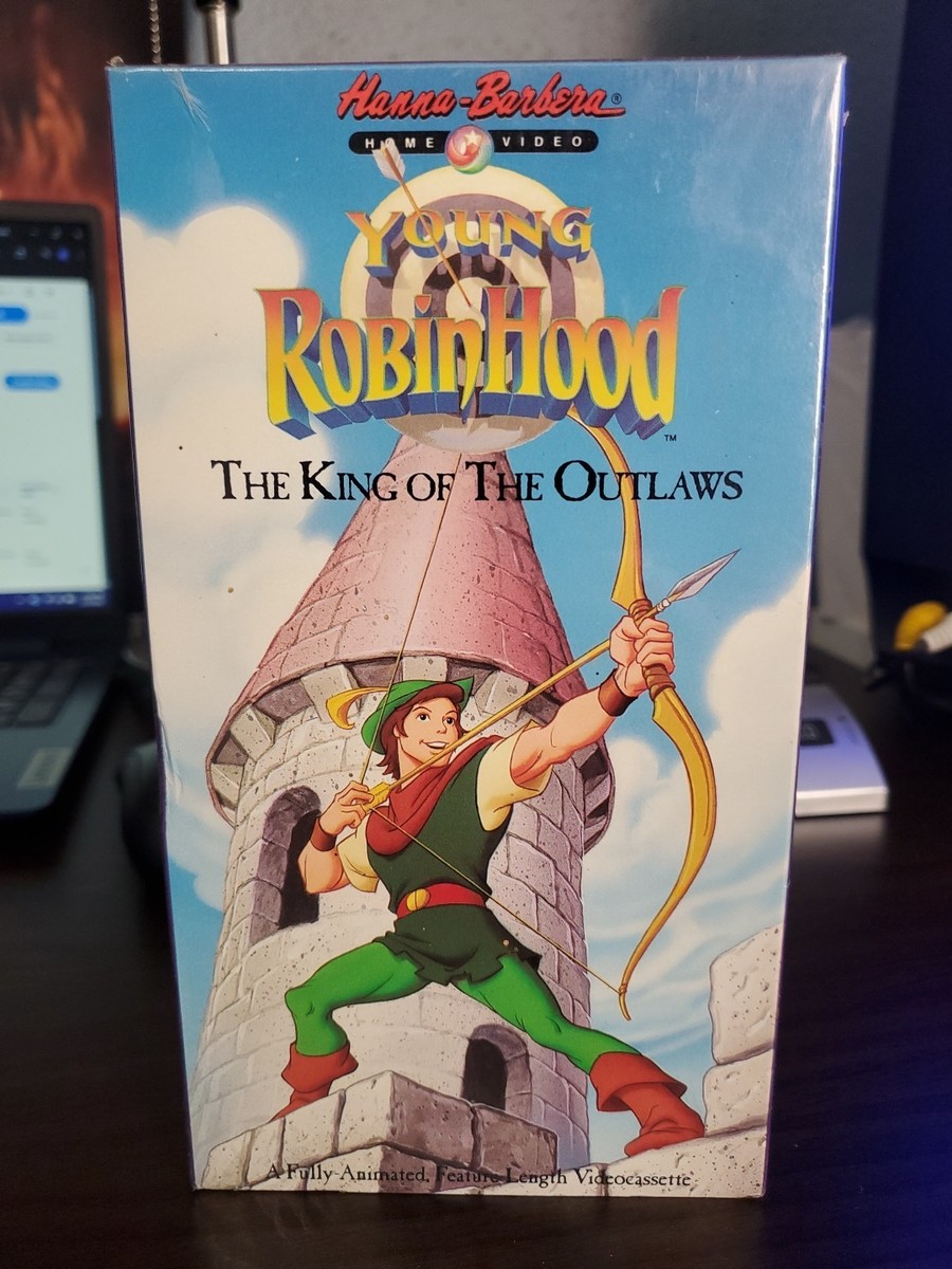 Young Robin Hood - The King of the Outlaws (VHS, 1991) for sale