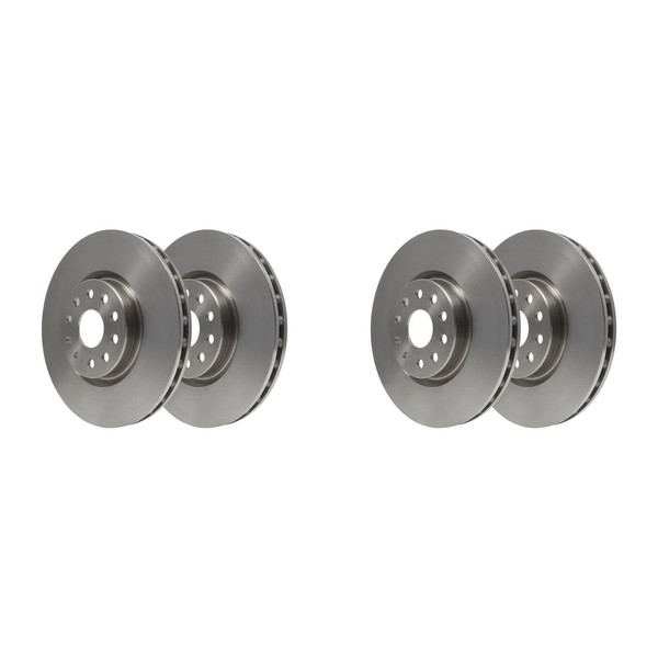 2X ATE Bremsscheiben 310,0Mm BelÜFtet Vorne Passend FüR Alfa Romeo 166-image