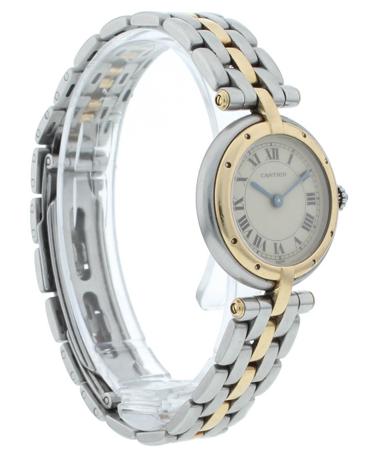 Cartier Panthère Vendôme 23.5mm Quartz 18k Gold & Steel Ladies Watch 166920 image 2