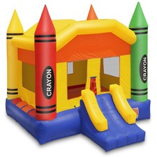 17' x 13' Commercial Crayon Bounce House - 100 PVC Bouncer - Inflatable Only