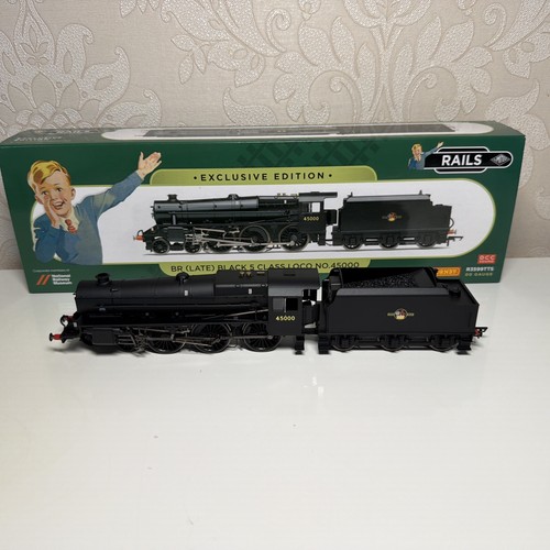 Hornby Spurweite OO R3599TTS BR spät schwarz 5 Klasse Lok 45000. DCC ausgestattet. NRM | Zustand: New: Other (See Details)
