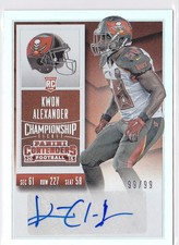 2015 Kwon Alexander Contenders Championship Ticket  Auto RC 99/99 #139 (A2782)