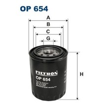Filtron Ölfilter 667301 OP654 EBC10303 07V121717 EAC1467 EBC9658