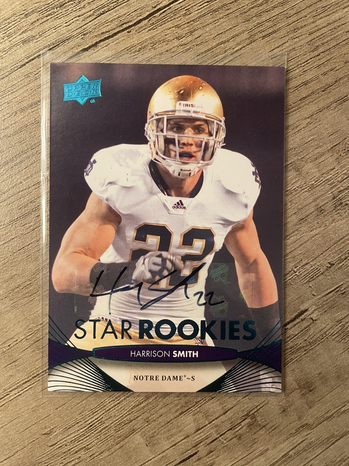 Harrison Smith Upper Deck #89 Autograph