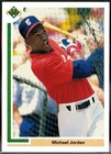 1991 Upper Deck Short Print Baseball #SP1 Michael Jordan Pre-Rookie Card RC