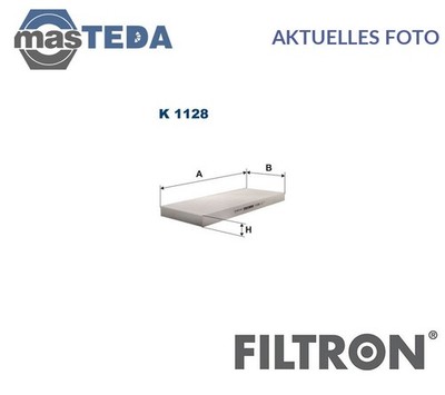 K 1128 INNENRAUMFILTER POLLENFILTER FILTRON FÜR FIAT SCUDO,ULYSSE