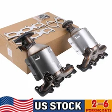 Manifold Catalytic Converter For 2013-2019 Ford Explorer 3.5L Front Left & Right