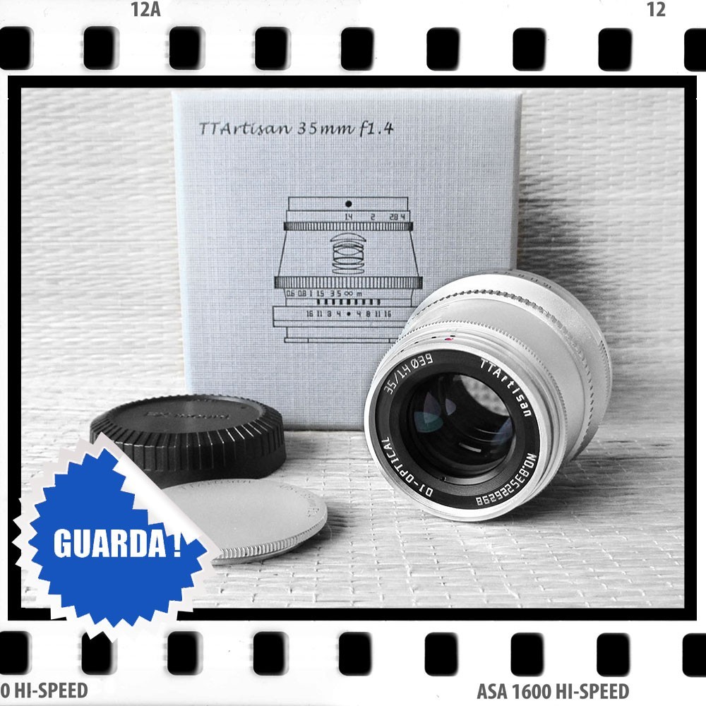 TTARTISAN 35mm f/1.4 - LUMINOSO DA RITRATTO, CON ATTACCO FUJIFILM X-MOUNT