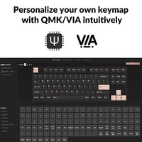KEYCHRON Q3 RGB TENKEYLESS LAYOUT 87-KEY QMK/VIA PROGRAMMABLE MACRO - NAVY BLUE