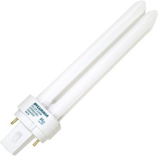25 Pack 26W 3000K 2-Pin Double Tube Compact Fluorescent Lamp CF26DD/ECO