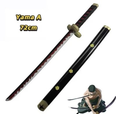 Roronoa Zoro Katana Sword PU 72 cm Cosplay Yama A