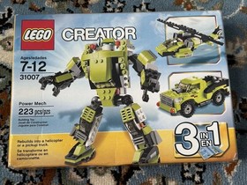 LEGO Creator 3-in-1 Green Power Mech & Highway Cruiser Sets 31007 & 31018- NEW