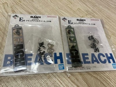 BLEACH Ichiban Kuji Kenpachi Zaraki & Kisuke Urahara Acrylic Charm Collectible