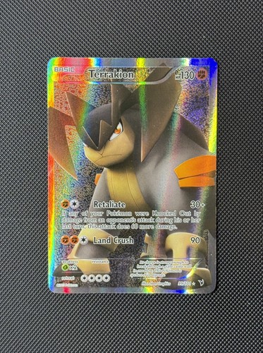 Pokemon TCG Terrakion 99/101 Noble Victories Full Art Holo Ultra Rare 2011 🌟🌟