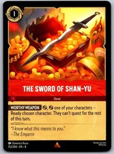 The Sword of Shan Yu 152/204 Rare Reign of Jafar Lorcana Near Mint