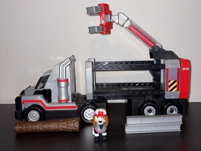 New Paw Patrol Al's Deluxe Big Truck Vehicle With Figure Nib Exclusive 