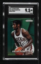2014-15 Panini Prizm Green Prizm Oscar Robertson #187 SGC 9.5 Mint+ HOF 07qw