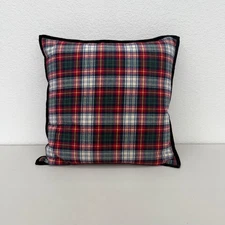 Lauren Ralph Lauren Holiday Tartan Plaid Down Feather Throw Pillow Home Decor