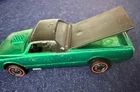 Original Hot Wheels Redline Custom Fleetside 1968 Green- Great Condition