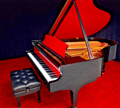 Steinway M Spirio 2019 ''Pops Collection'' Red on Black (SEE VIDEO) *WARRANTY*