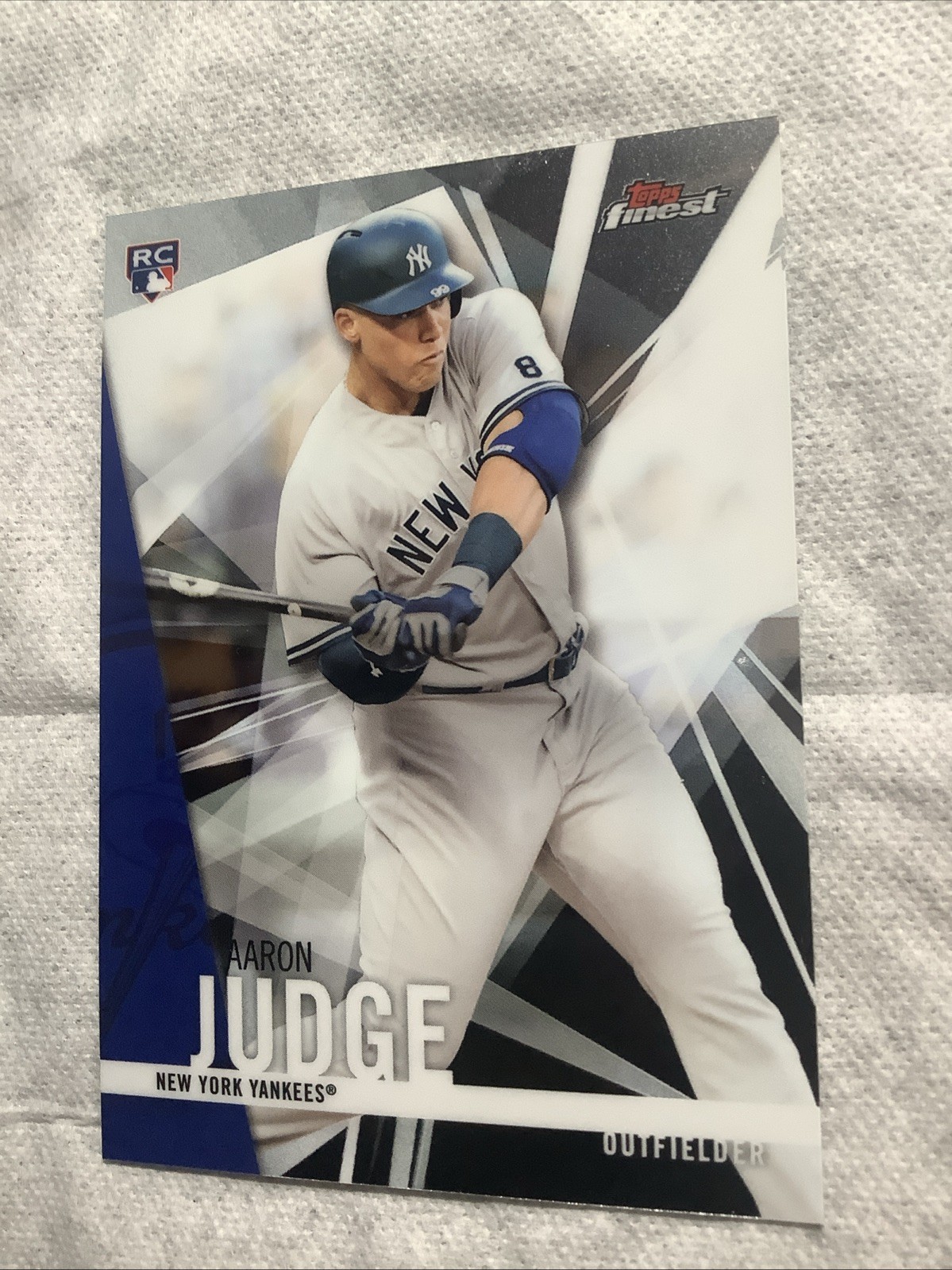 2017 Topps Finest - Aaron Judge #2 Rookie HOT HOF RC