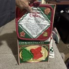 Cookies For Santa Sugar Cookie Recipe, Kitchen Towel, Pot Holder, Cookie Cutter — photo 1