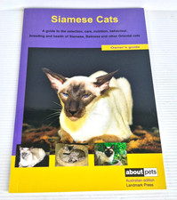 Siamese Cats Care Guide Book Balinese Oriental Breed Training Health